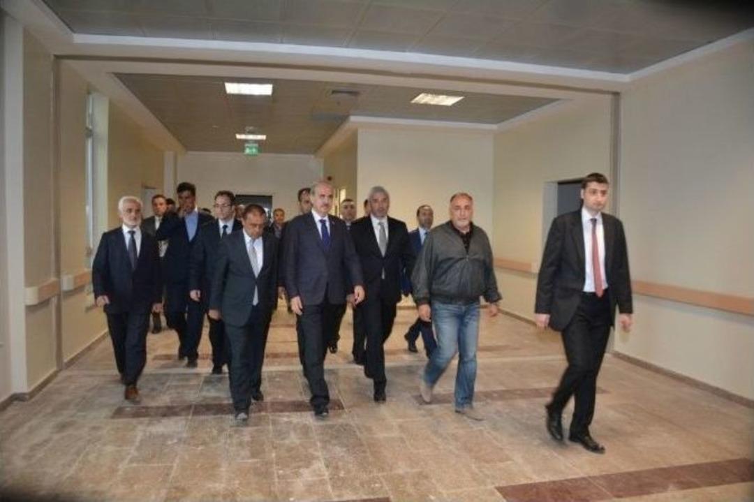 Numan Kurtulmuş Yapımı S&uuml;ren &Uuml;nye Devlet Hastanesi&rsquo;ni İnceledi