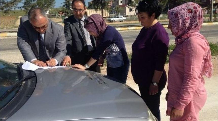 Korkuteli İl&ccedil;esinde S&uuml;r&uuml;c&uuml; Kursları Denetlendi