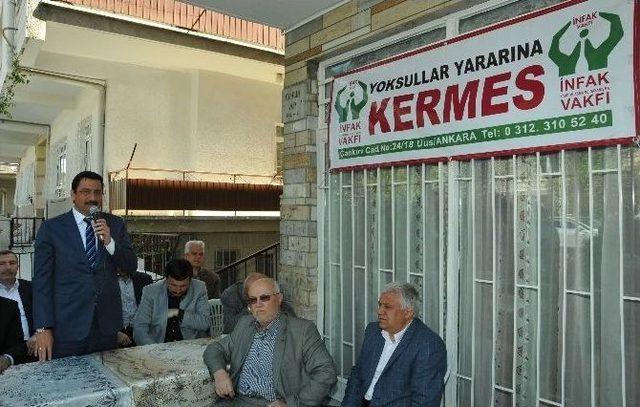 Başkan Ak Suriyeliler İçin Hayır Mağazası Açtı 1