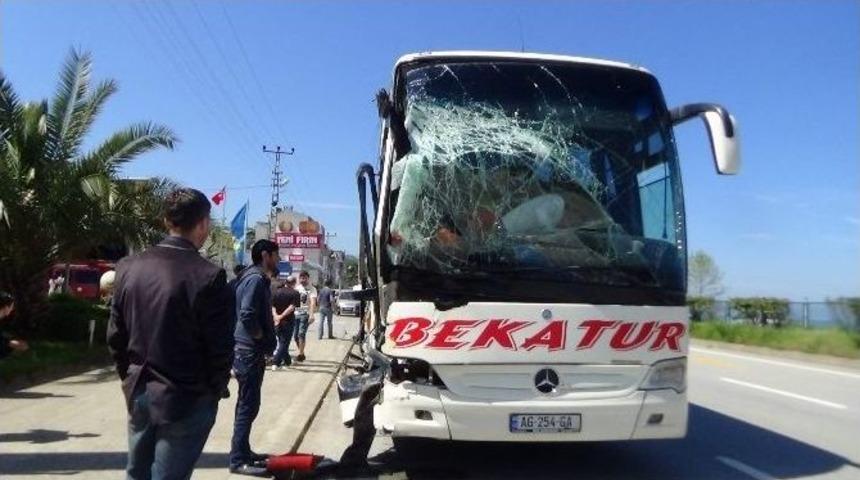 Giresun’da Trafik Kazası: 4 Yaralı