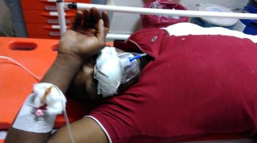 Karakolun 3'&uuml;nc&uuml; Katından Atlayan Sudanlı Ka&ccedil;ak Yaralandı