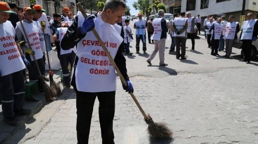 Beypazarı&rsquo;ndan Temiz &Ccedil;evrem Kampanyasına Destek