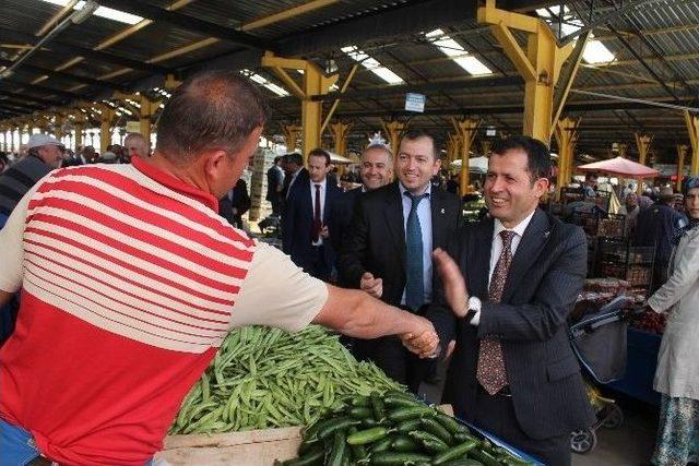 Ak Partili Milletvekili Adayları Seydişehir’de Destek İstedi