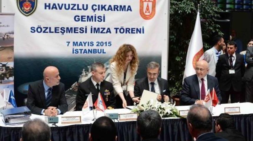 Tsk'nın Havuzlu &Ccedil;ıkarma Gemisi Proje S&ouml;zleşmesi Imzalandı