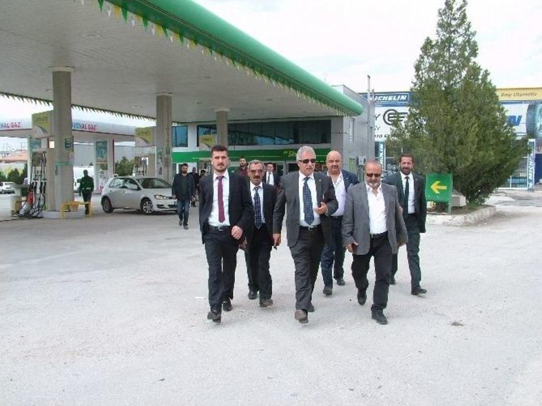 Mhp Adayları Oto Sanayi Sitesi Esnafını Ziyaret Etti