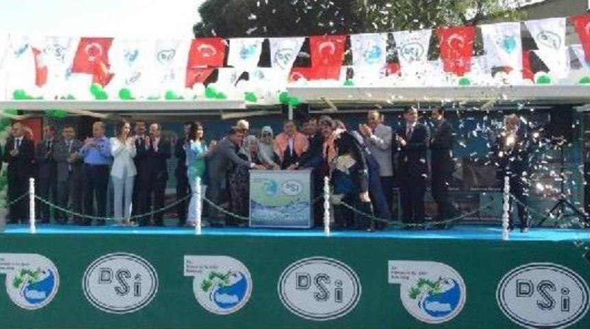 Bakan Eroğlu Baraj Temeli Attı