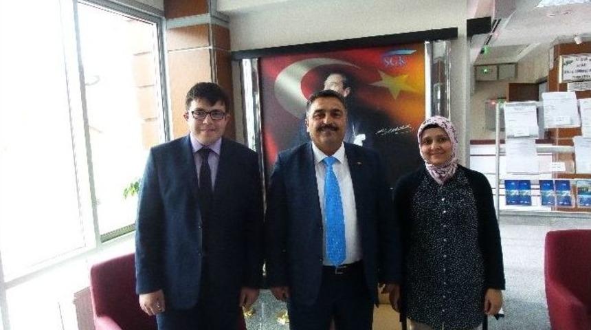 Şehit Ve Gazi Yakını 2 Personel Tosya Sgk M&uuml;d&uuml;rl&uuml;ğ&uuml;nde G&ouml;reve Başladı