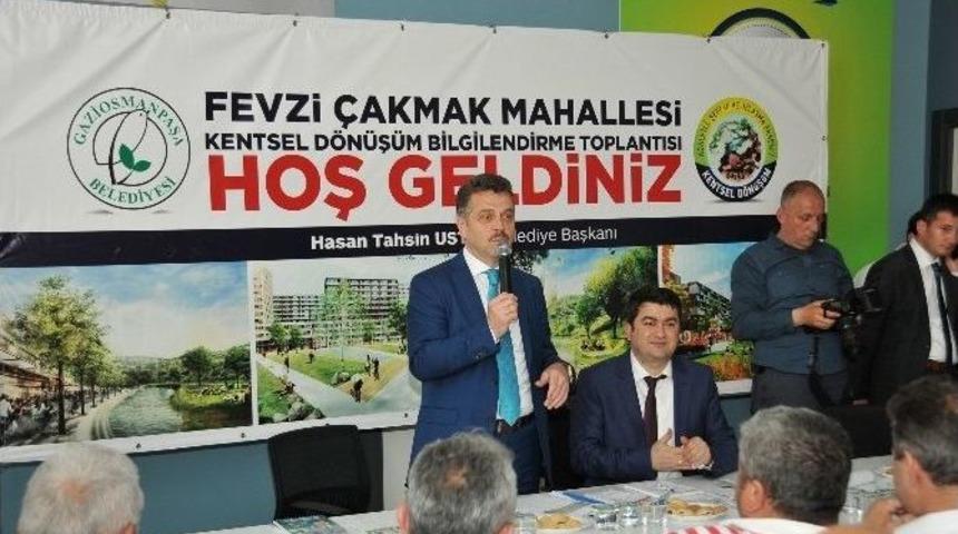 Başkan Usta, Kentsel Dönüşüm İle İlgili Vatandaşı Bilgilendirdi