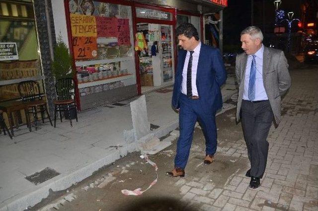 Kozlu Belediye Caddesi Yenileniyor