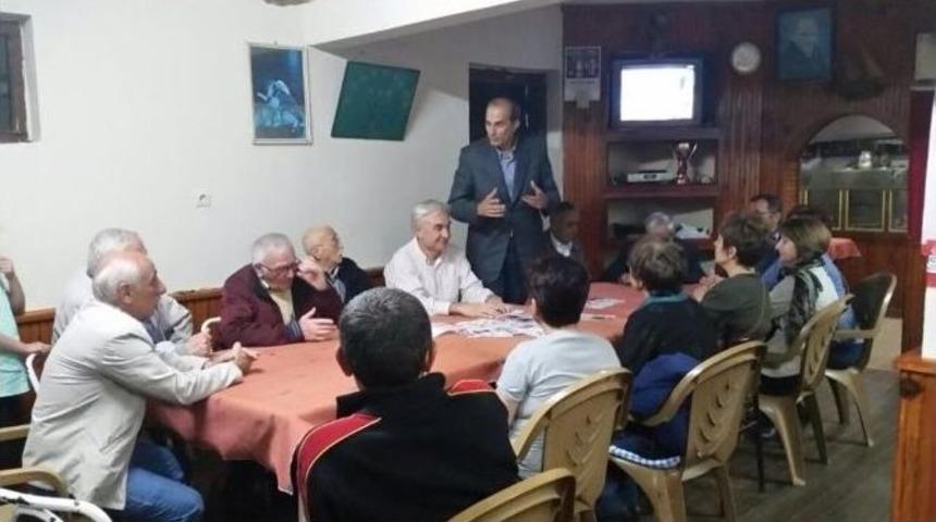 Chp Adayı Teber Gezilerine Devam Ediyor