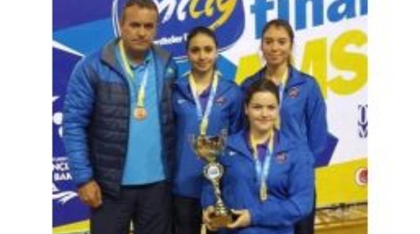 A&uuml; Kadın Masa Tenisi Takımı, T&uuml;rkiye &Uuml;&ccedil;&uuml;nc&uuml;s&uuml; Oldu