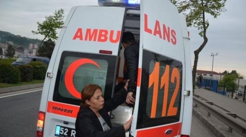 Fatsa&rsquo;da Trafik Kazası: 1 Yaralı