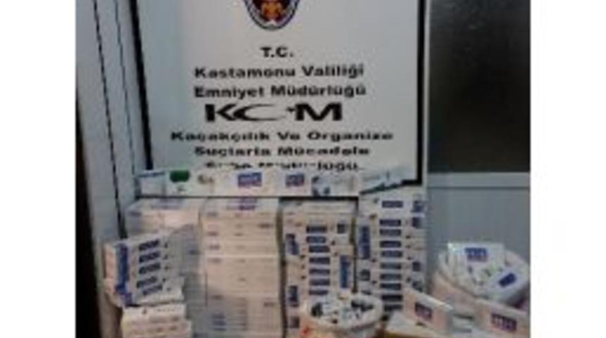 Tosya&rsquo;da 3 Bin 970 Adet Ka&ccedil;ak Sigara Ele Ge&ccedil;irildi
