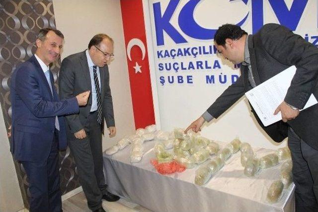 Siirt’te 20 Kilogram Uyuşturucu Ele Geçirildi