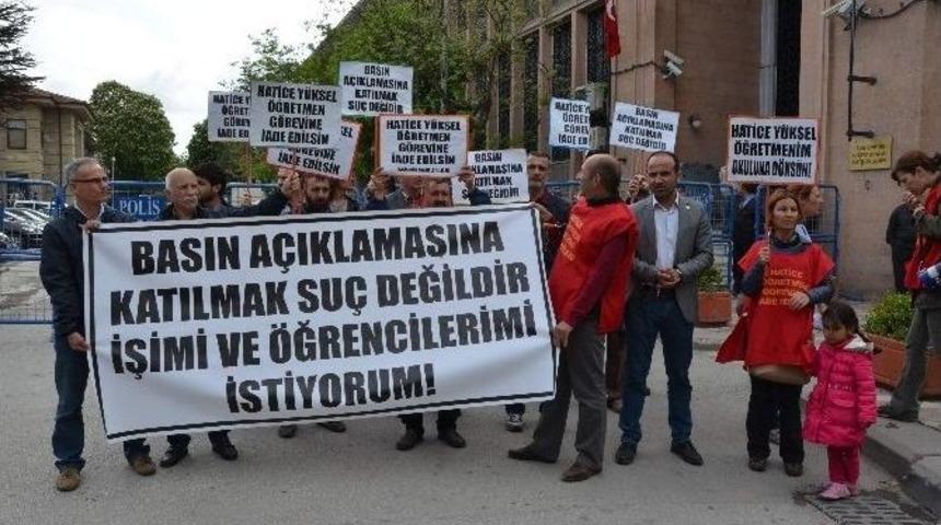 Hatice &Ouml;ğretmen Tekrar Basın A&ccedil;ıklamasında