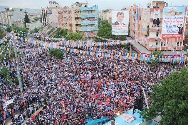 Başbakan Davutoğlu, Adıyaman Halka Seslendi