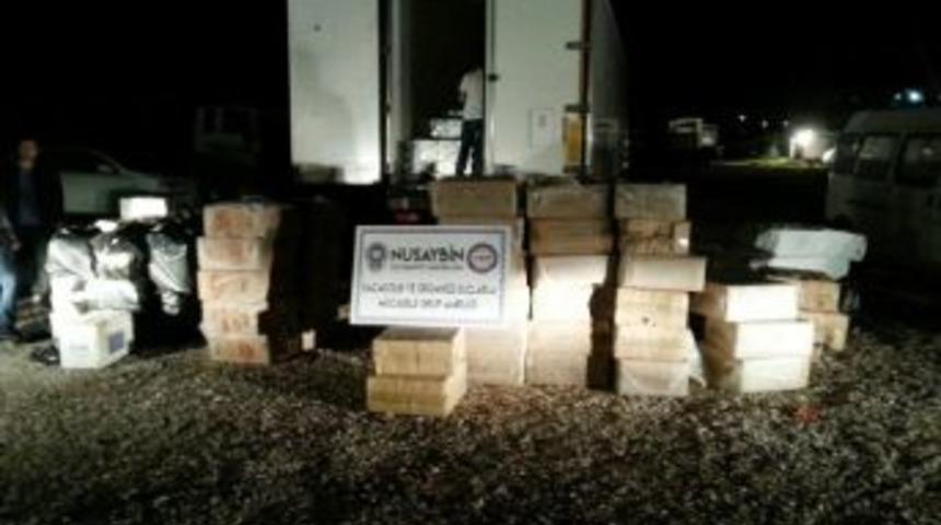 Mardin&rsquo;de 121 Bin Paket Ka&ccedil;ak Sigara Ele Ge&ccedil;irildi