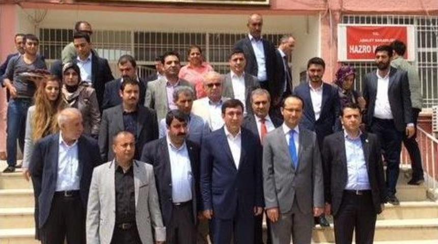 Kalkınma Bakanı Yılmaz, Hazro İl&ccedil;esini Ziyaret Etti