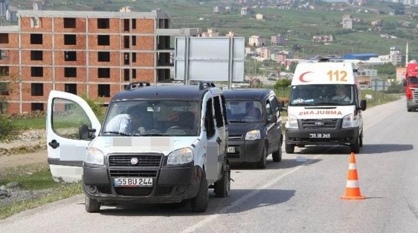 Samsun&rsquo;da Trafik Kazası: 1 Yaralı