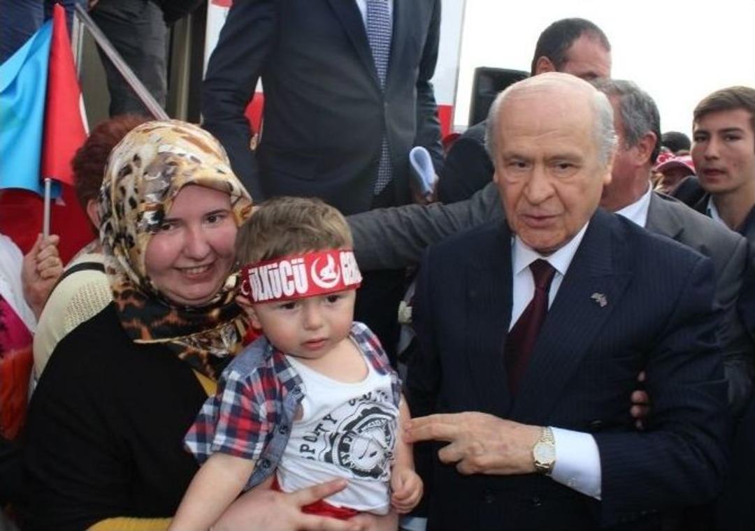 Mhp Genel Başkanı Bah&ccedil;eli İzmir&rsquo;de (2)