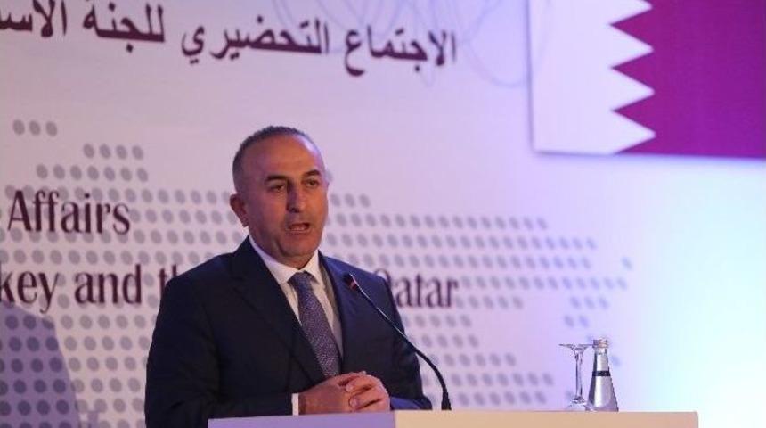&Ccedil;avuşoğlu İle Katar Dışişleri Bakanı Attiyah&rsquo;ın Ortak Basın Toplantısı