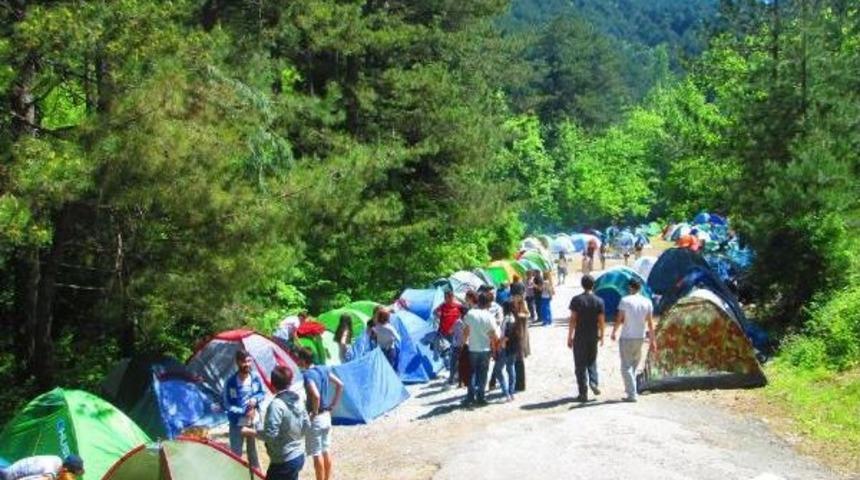 Çevreciler Kazdağları'na Kamp Kurdu