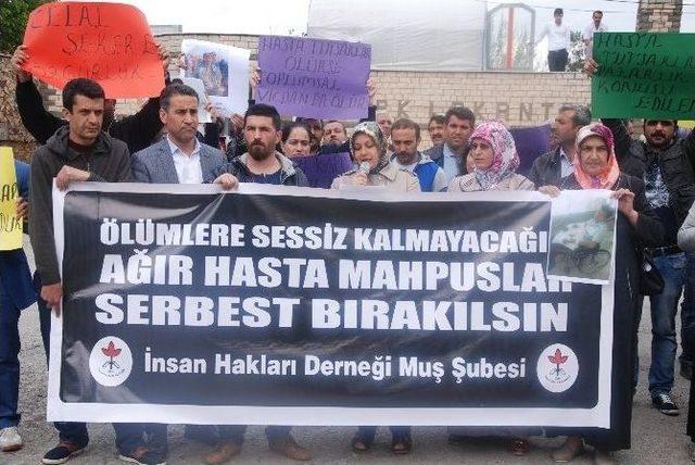 İhd Muş Şubesi, Hasta Mahkumlara Özgürlük İstedi