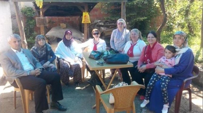 Mhp&rsquo;li Kadınlardan Şehit Annelerine Ziyaret