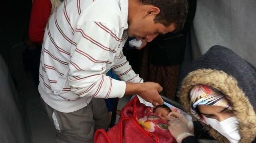 İslahiye'de 7 Bin 500 Suriyeli &Ccedil;ocuk Aşılandı