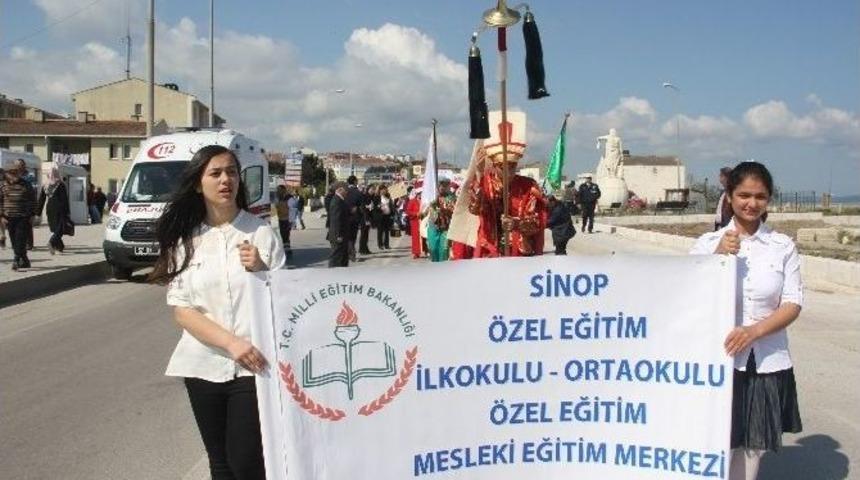 Sinop&rsquo;ta Engelliler Haftası Y&uuml;r&uuml;y&uuml;ş&uuml;