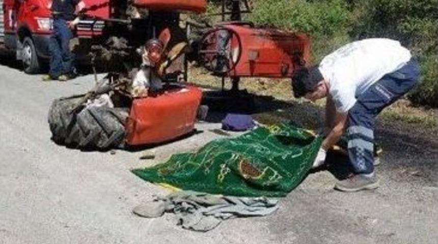 D&uuml;ğ&uuml;n Yolunda Trakt&ouml;r&uuml;n Altında Can Verdi