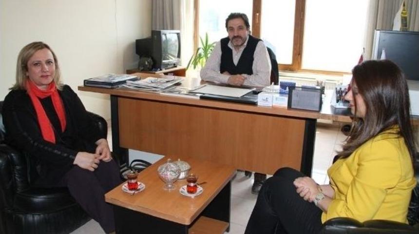 Chp İl Başkanı G&ouml;kdere&rsquo;den İha&rsquo;ya Ziyaret