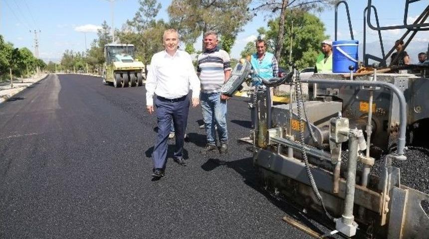 Denizli&rsquo;de Sıcak Asfalt &Ccedil;alışmaları Devam Ediyor
