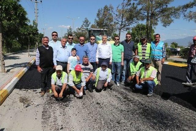 Denizli’de Sıcak Asfalt Çalışmaları Devam Ediyor