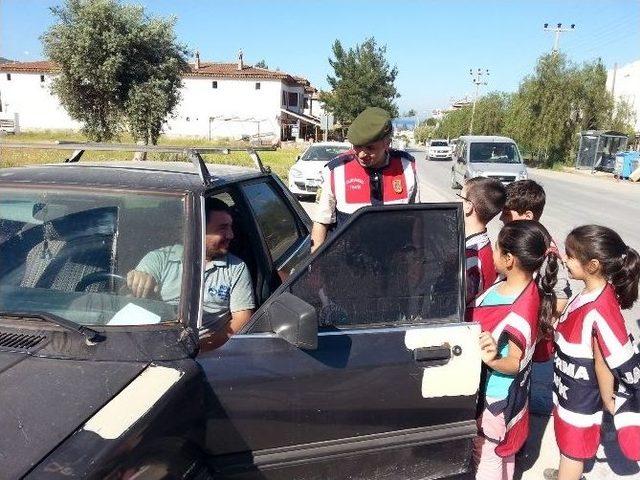 Didim’de Jandarmadan Trafik Eğitimi