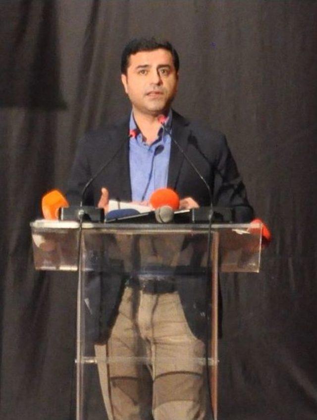 Selahattin Demirtaş: “hdp Meclise Girse De, Girmese De Barışı Savunacak”