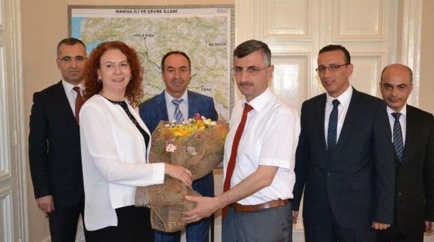 Sosyal G&uuml;venlik Haftasında Vali Bektaş&rsquo;a Ziyaret