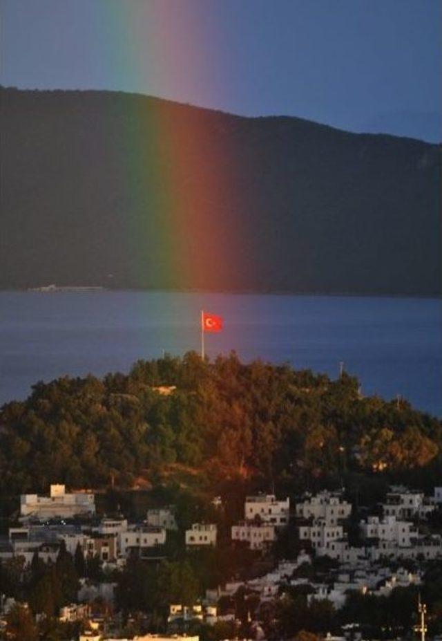 Bodrum’da Eşsiz Gökkuşağı Manzarası 2