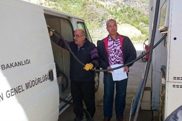 Gümüşhane’de Akaryakıt Ve Lpg İstasyonları Denetlendi