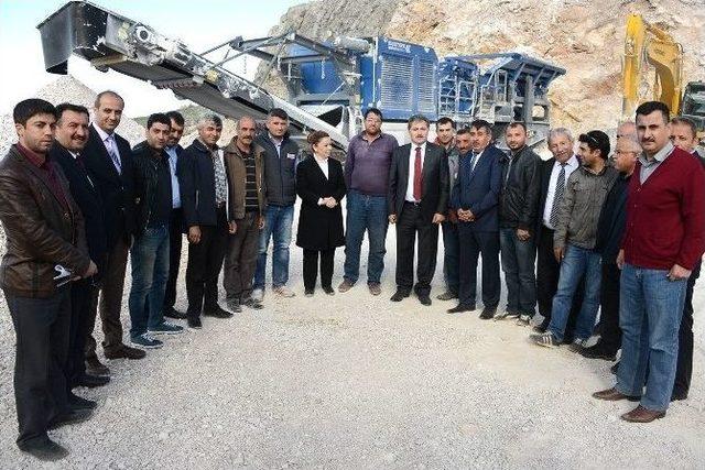 Kurşunlu Mahallesi&rsquo;nde Kurulan Taş Ocağı &Uuml;retime Başladı 1