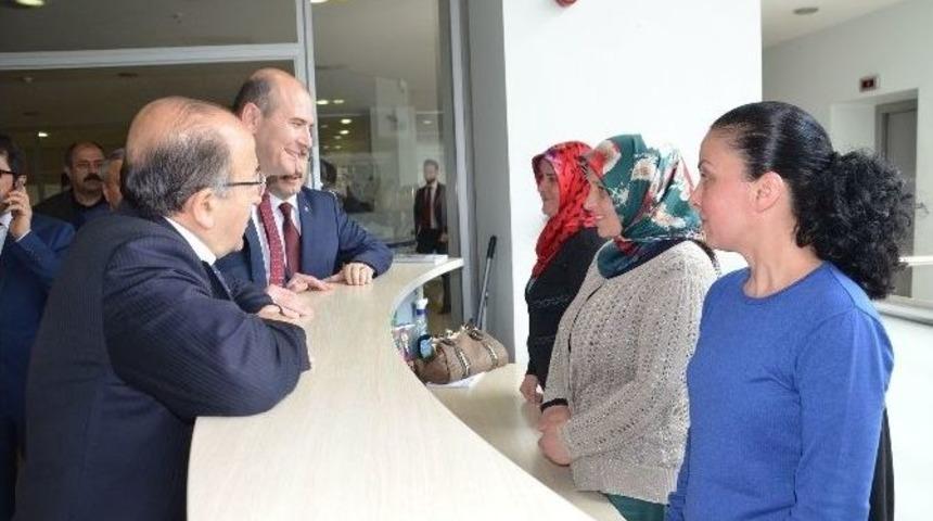 Ak Parti Trabzon Milletvekili Adayı S&uuml;leyman Soylu, Belediyeleri Gezdi