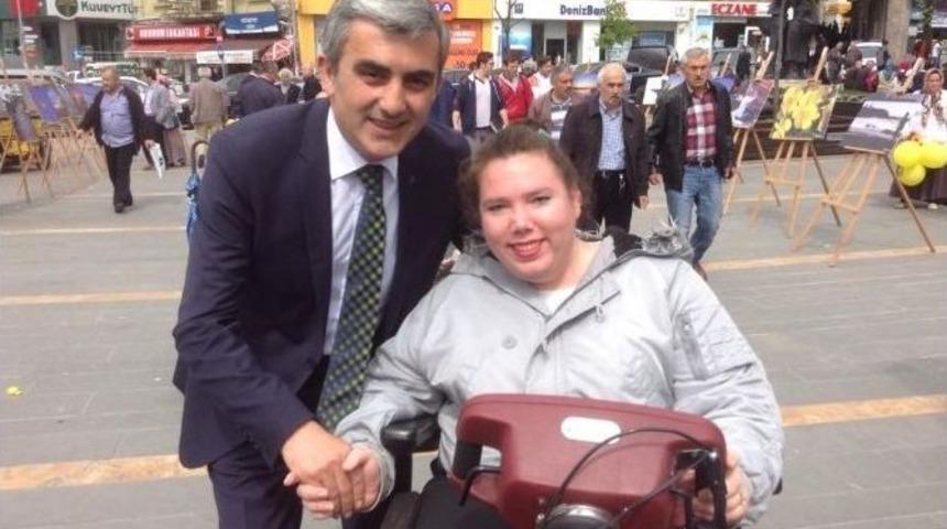 Mhp Adayı Orhan Erzurum Engellileri Yalnız Bırakmadı