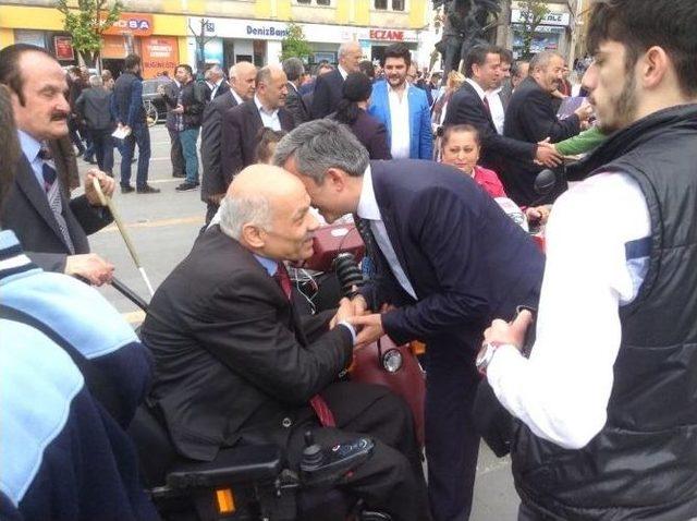 Mhp Adayı Orhan Erzurum Engellileri Yalnız Bırakmadı