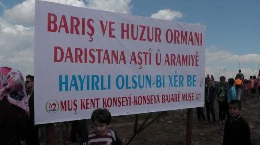 Muş'ta 'barış Ve Huzur Ormanı' Oluşturuldu