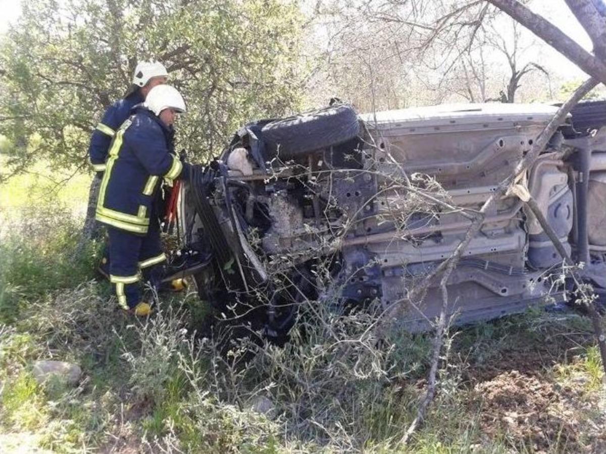 Direksiyon Hakimiyetini Kaybeden Ara&ccedil; Takla Attı: 1 Yaralı