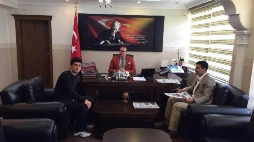 Y&ouml;netmen Bilişik&rsquo;ten Kaymakam Ali Arıkan&rsquo;a Ziyaret