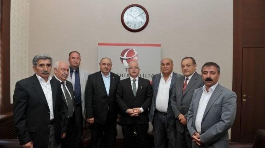 Hacı Bektaşi Veli Anadolu K&uuml;lt&uuml;r Vakfı Yeni Y&ouml;netiminden Vali Tuna&rsquo;ya Ziyaret