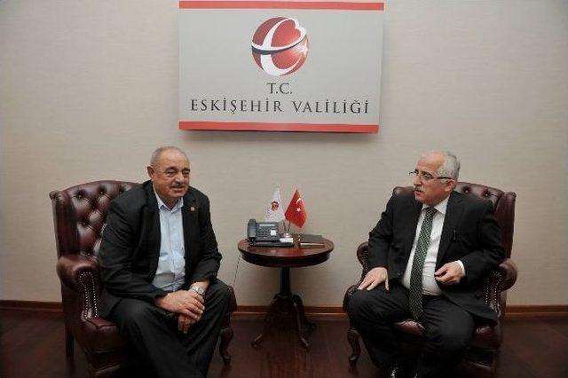 Hacı Bektaşi Veli Anadolu K&uuml;lt&uuml;r Vakfı Yeni Y&ouml;netiminden Vali Tuna&rsquo;ya Ziyaret 1