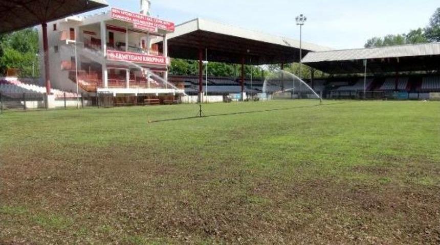 Kırkpınar Er Meydanı'nda &Ccedil;imleme &Ccedil;alışması Başladı