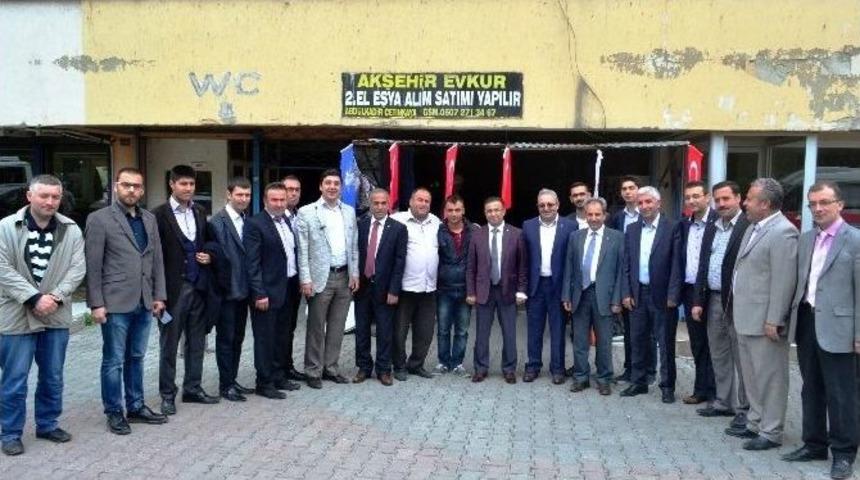 Milletvekili Adayı &Ouml;mer &Uuml;nal Akşehir&rsquo;de Vatandaşla Buluştu